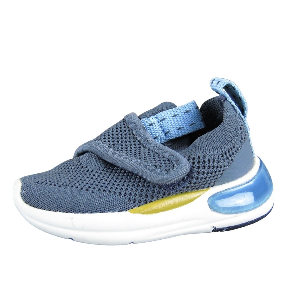 Zara Boys Sneaker  Sz T 18 Medium Gray Synthetic Hook & Loop‎